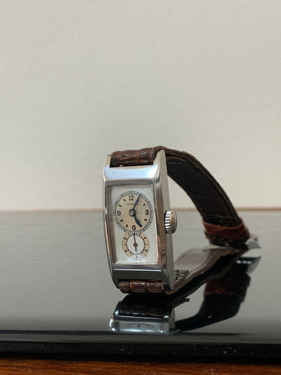 1930s Longines Rectangular Doctor's Watch Cal. 9.32 Unisex