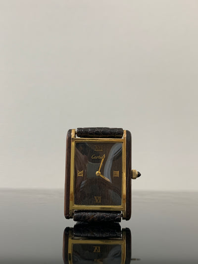 Cartier Tank Rectangular Type 18k Film Art Deco Watch