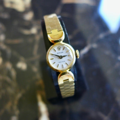 レディース ロレックス腕時計 カクテルウォッチ 18Kイエローゴールド 1960年代