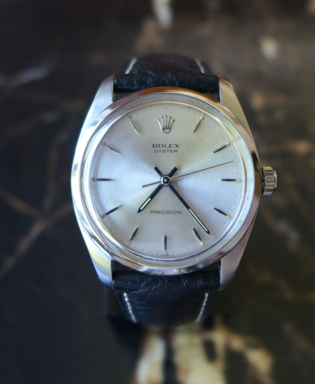 Vintage Rolex Oyster Precision "Oversize" 36mm S/STEEL 1966