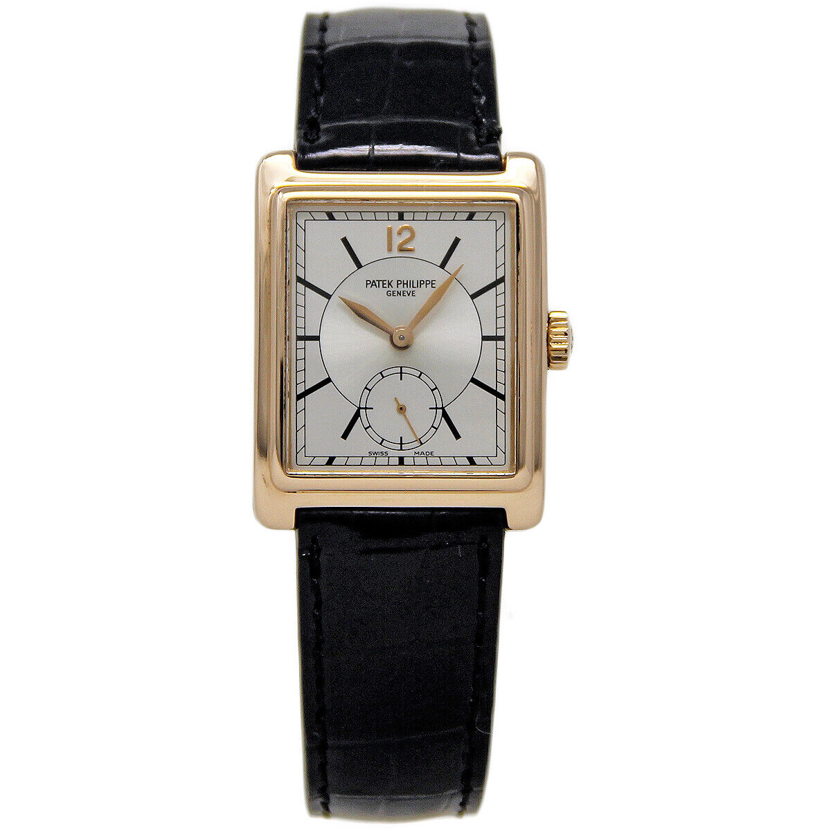 パテック・フィリップ腕時計 ゴンドーロ ref.5010 ゴールド ブラックレザー 手巻き 2YRWARANTY