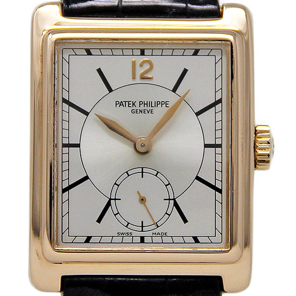 パテック・フィリップ腕時計 ゴンドーロ ref.5010 ゴールド ブラックレザー 手巻き 2YRWARANTY