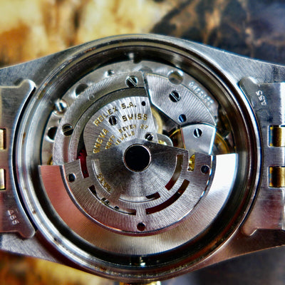 ロレックス腕時計 メンズ オイスター パーペチュアル デイトジャスト Ref.16013F スチール＆ゴールド 1979年
