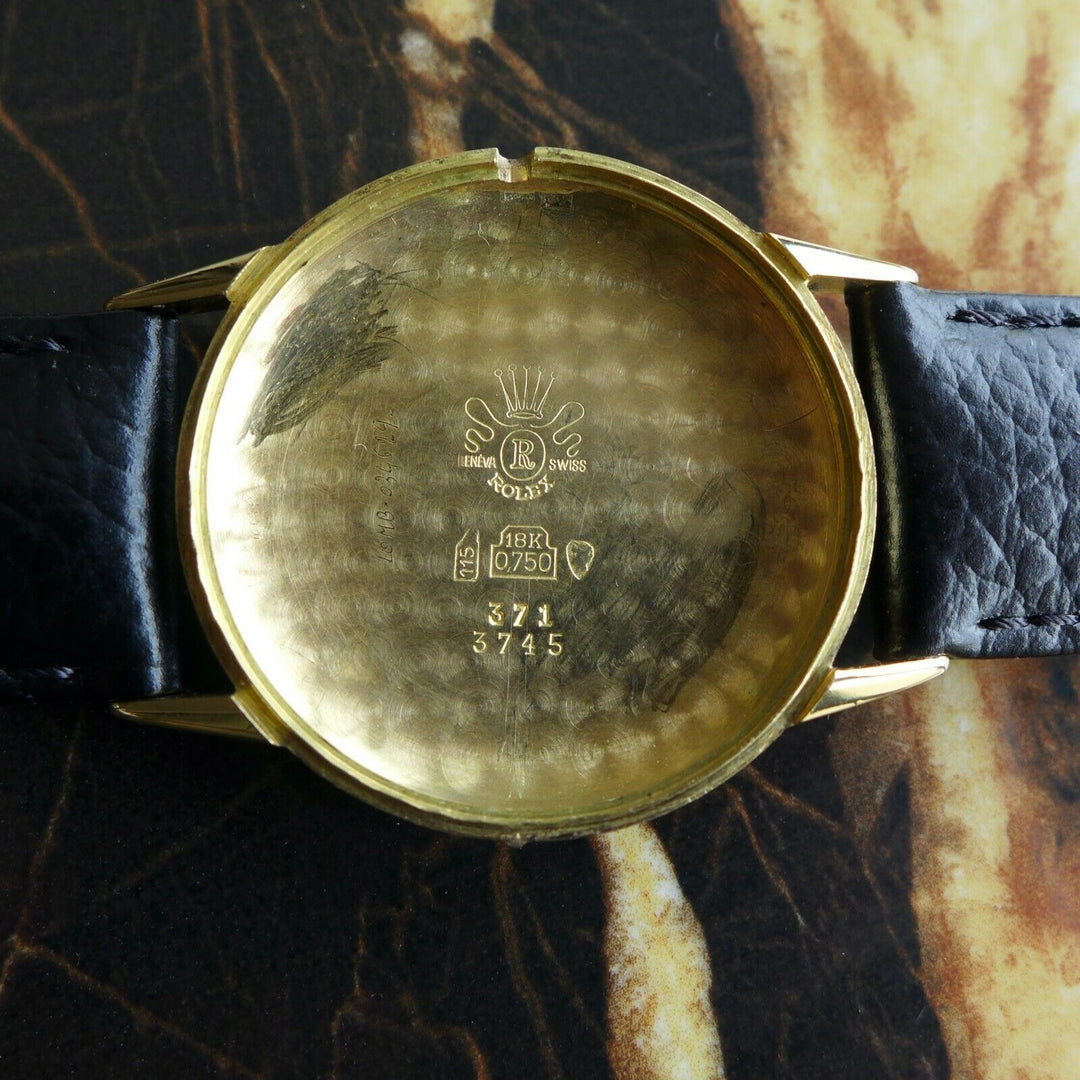 1940年代製 ロレックス プレジション 34mm 18Kゴールド Ref.3745 –  ヴィンテージウォッチ専門店『ヴィンテージ・ウォッチライフ/Vintage watch life』