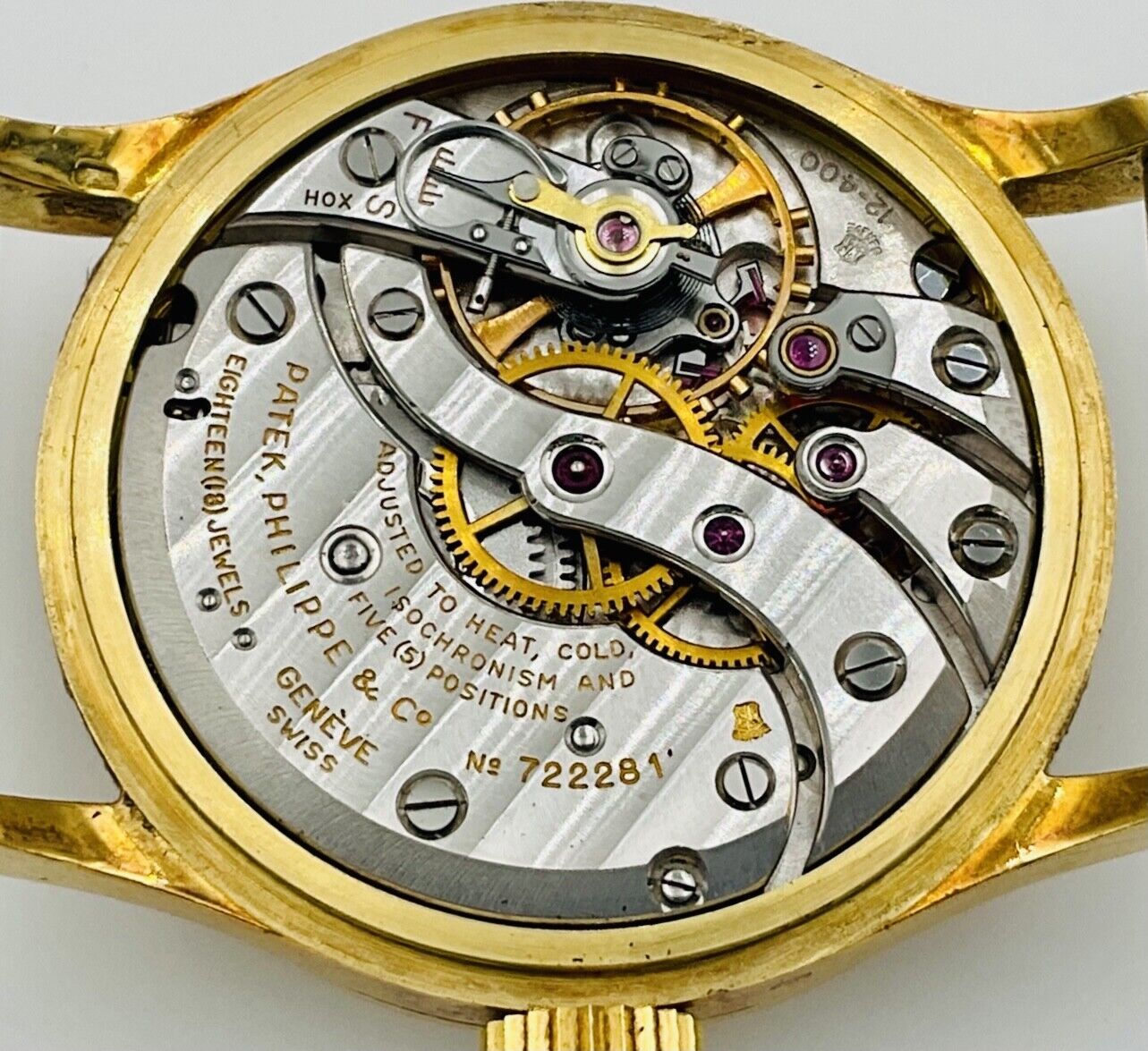 パテック・フィリップメンズ腕時計 ヴィンテージ カラトラバ96J 18Kイエローゴールド手巻き 1954年