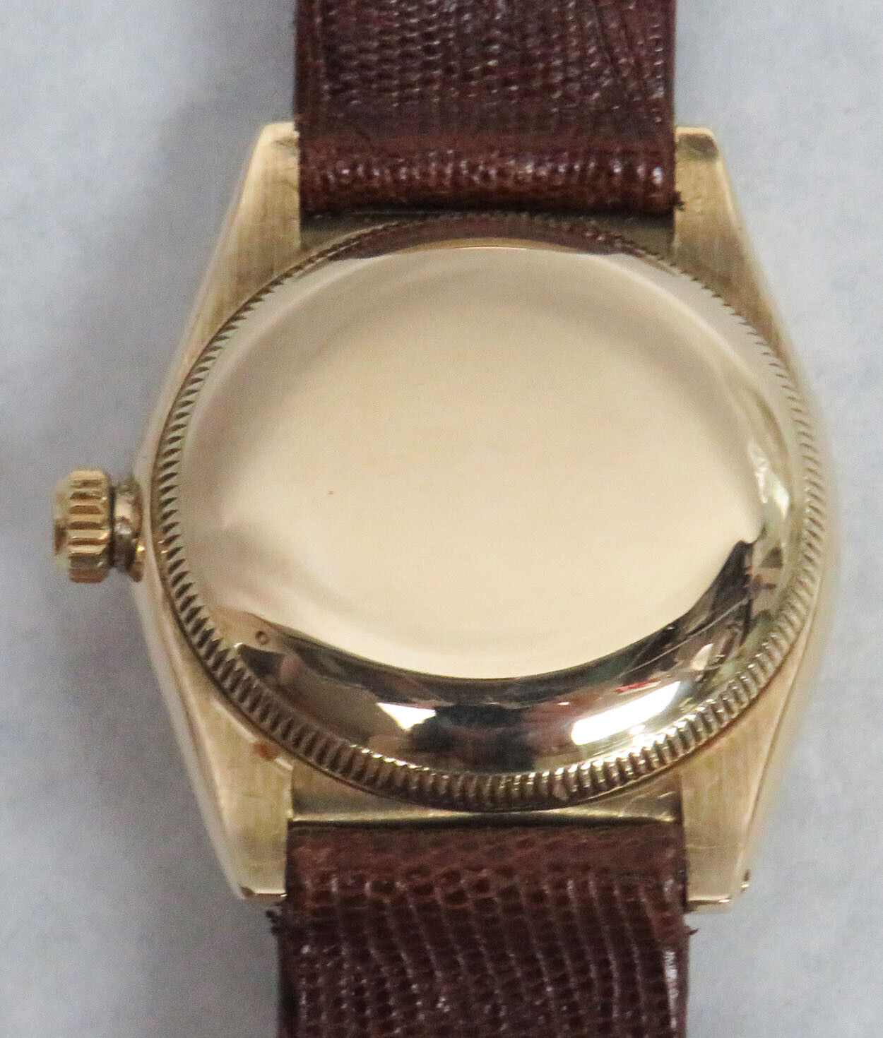 ロレックス腕時計 バブルバック 14Kイエローゴールド  飛びアラビアインデックスのオリジナルダイヤル 1940年代