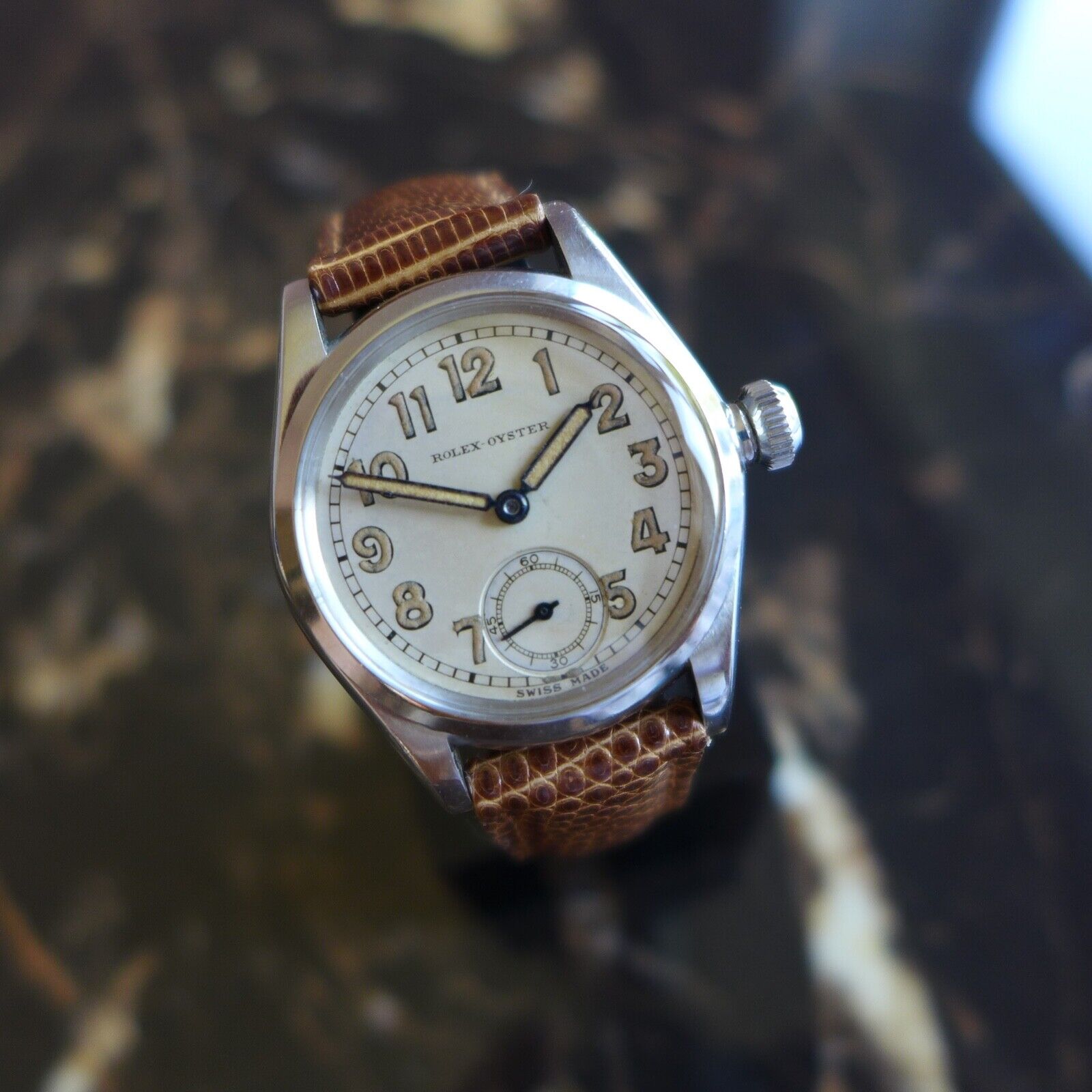 ROLEX オイスター エレガント CHAS.GREIG&SON  Ref.3121 アンティーク品 メンズ 腕時計