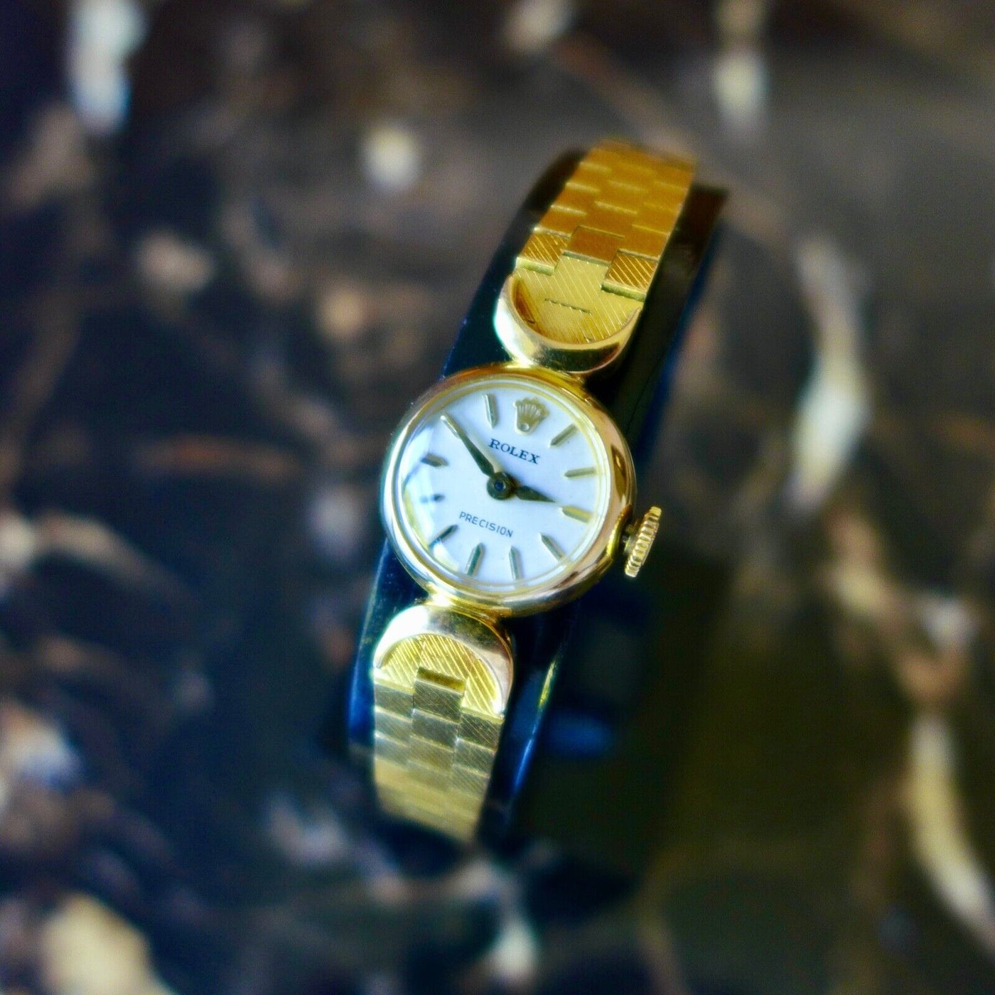 レディース ロレックス腕時計 カクテルウォッチ 18Kイエローゴールド 1960年代