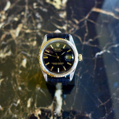 ロレックス腕時計 メンズ オイスター パーペチュアル デイトジャスト ref. 1601 ゴールド＆スティール 1973年