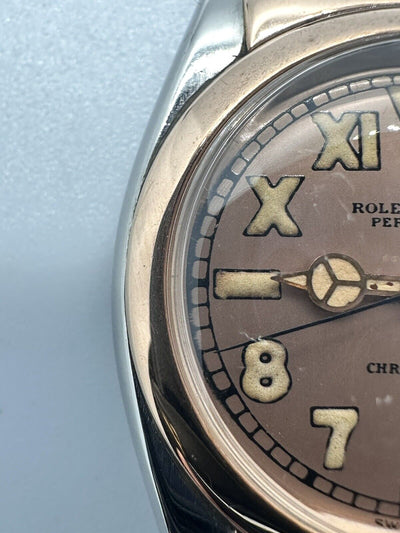 ロレックス腕時計 フーデッド バブルバック ステンレス＆ローズゴールド カリフォルニアダイヤル