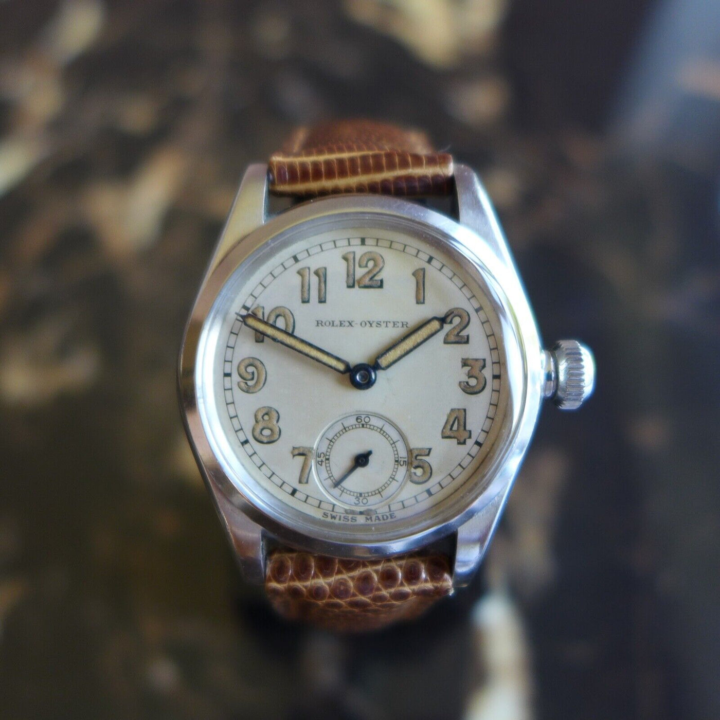 1941年製　ロレックス腕時計 ヴィンテージミリタリー オイスター 第二次世界大戦 ref.3121