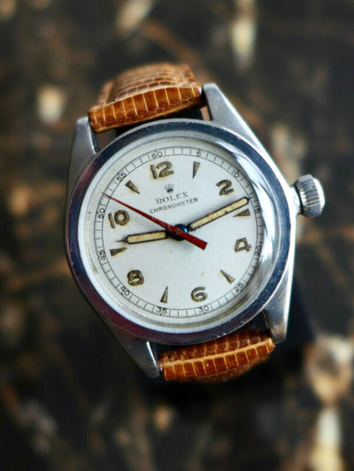1941 Rolex Men's Oyster Ref. 2595 Military WW2 Chronometer Wristwatch